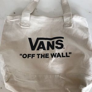 vans canvas tote